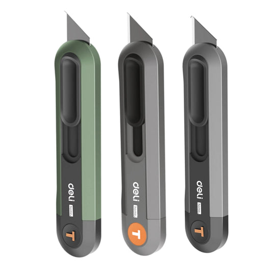 Deli Utility Knife - Top-Rated Retractable Box Cutter for Effortless DIY Crafts & Unpacking