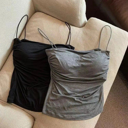Women's Sleeveless Top Tank Underwear Fitted Camisole