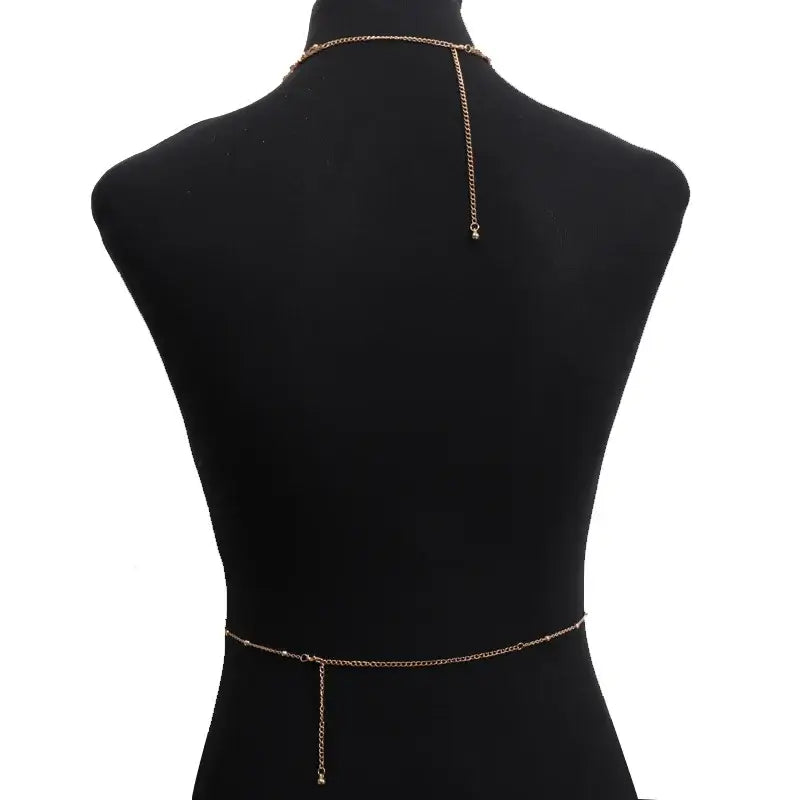 Fashionable Multi-Layer Minimalist Chest Chain Jewelry for Women