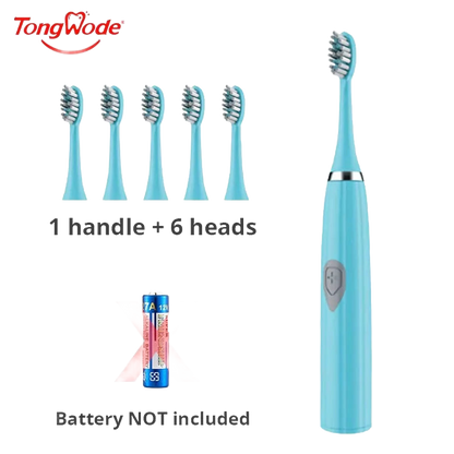 Tongwode Electric Toothbrush Soft Bristle IPX6 Waterproof Oral Care Essential